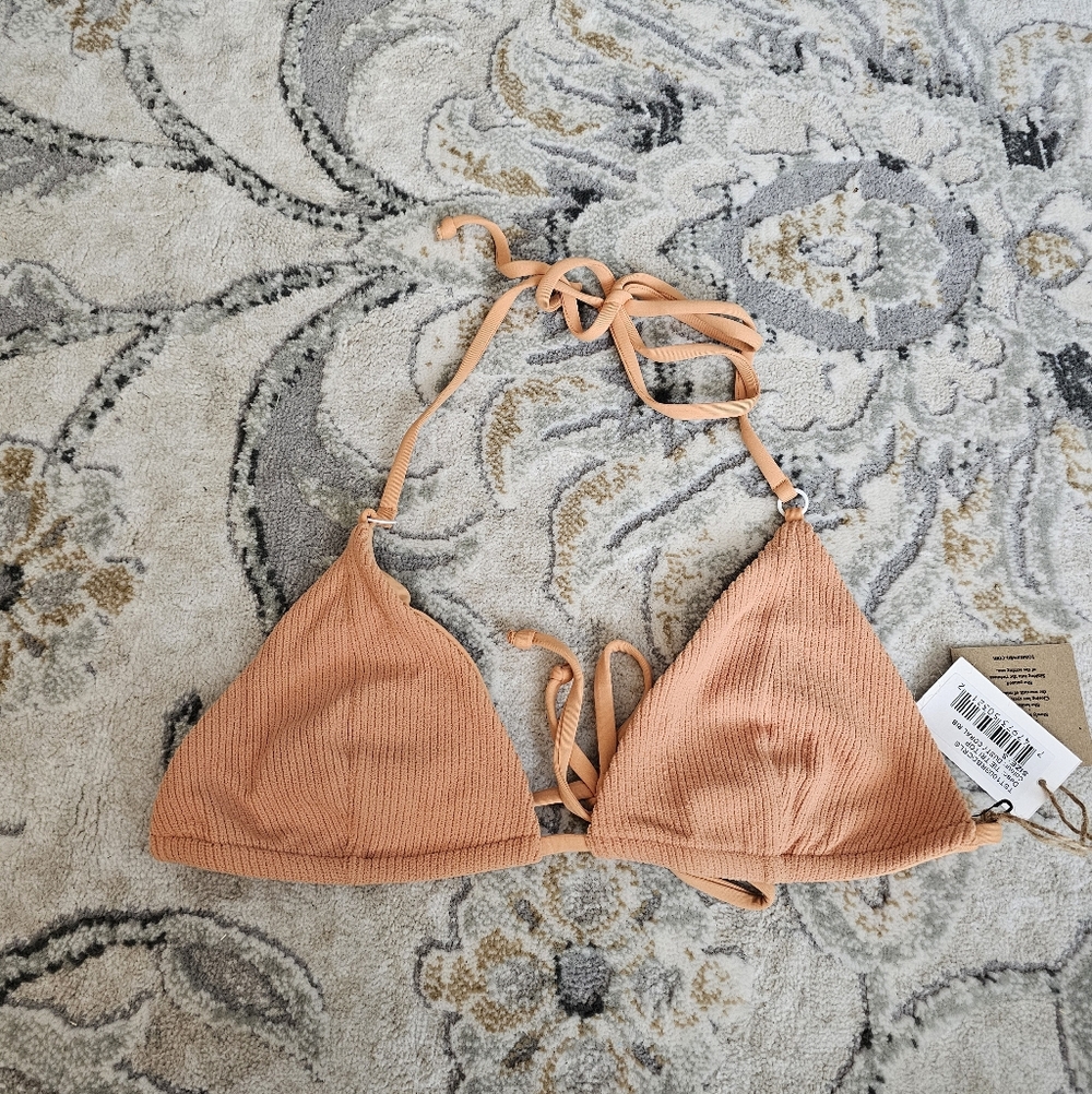 Toast Swim Tie Tri Bikini Top
